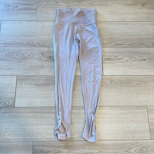 FP Movement Free People Lavender Purple High Waisted Ruched Leggings Size XS